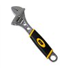 Adjustable Wrench with Plastic Handler Deli Tools EDL30108, 8" (silver)