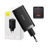 Wall charger Baseus GaN5 Pro 2xUSB-C + USB, 65W (black)