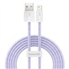 USB cable for Lightning Baseus Dynamic 2 Series, 2.4A, 2m (purple)