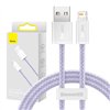 USB cable for Lightning Baseus Dynamic 2 Series, 2.4A, 1m (purple)