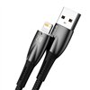 USB cable for Lightning Baseus Glimmer Series, 2.4A, 2m (Black)
