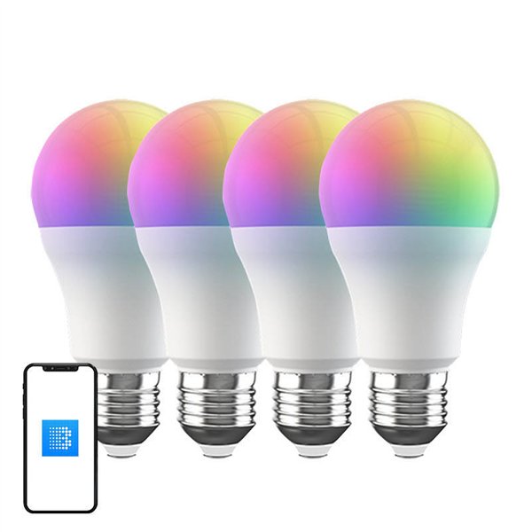 Smart BLU LED RGB Broadlink LB4E27 bulb (4-pack)