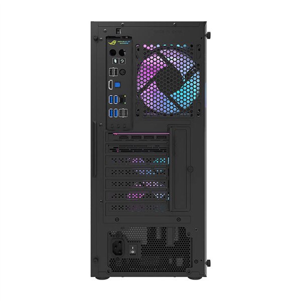 Darkflash DK351 computer case (black) + 4 RGB fans