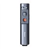 Baseus Orange Dot Multifunctionale remote control for presentation, with a green laser pointer - gray