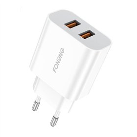 Fast charger Foneng 2x USB EU45 12W + USB Micro cable