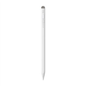 Smooth Writing Stylus with LED Indicators (Active+Passive) White