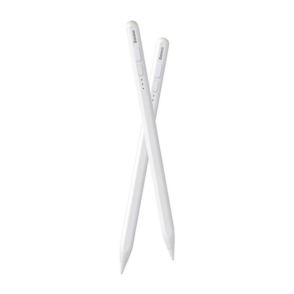 Smooth Writing Stylus with LED Indicators (Active) White