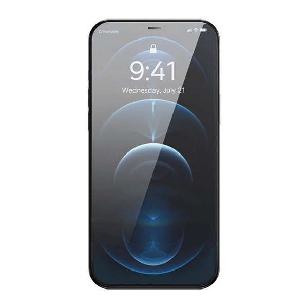 Tempered Glass Baseus 0.4mm Iphone 12 Pro MAX + cleaning kit