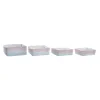 Grozs DKD Home Decor Dabīgā Šķiedra Vidusjūra Boho 26 x 26 x 9 cm 8,5 cm