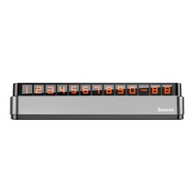 Temporary Parking Number Plate Baseus Moonlight (grey)