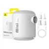 Portable Air Pump Baseus PocketGo (White)