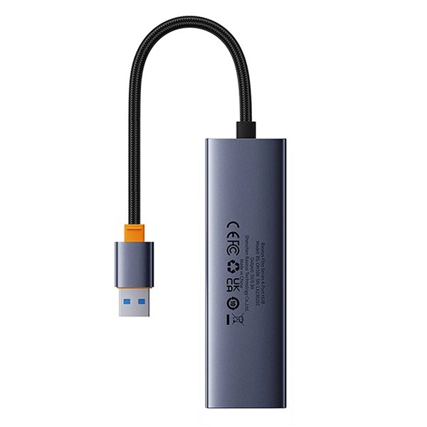 4in1 Hub Baseus UltraJoy USB-A do 4xUSB 3.0 (space grey)