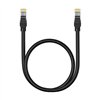 Baseus Ethernet CAT5, 0,5m network cable (black)