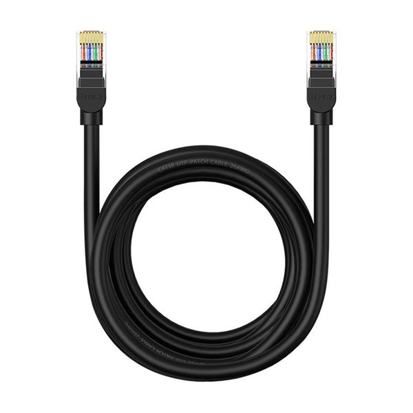 Baseus Ethernet CAT5, 5m network cable (black)