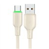 USB to USB-C Cable Mcdodo CA-4750 with LED light 1.2m (beige)