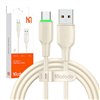 USB to USB-C Cable Mcdodo CA-4750 with LED light 1.2m (beige)