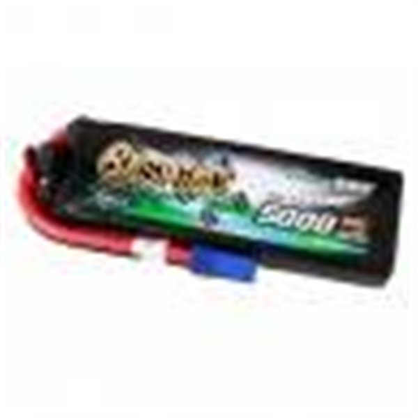 Battery GensAce G-Tech LiPo 5000mAh 11.1V 60C 3S1P, EC2 Plug