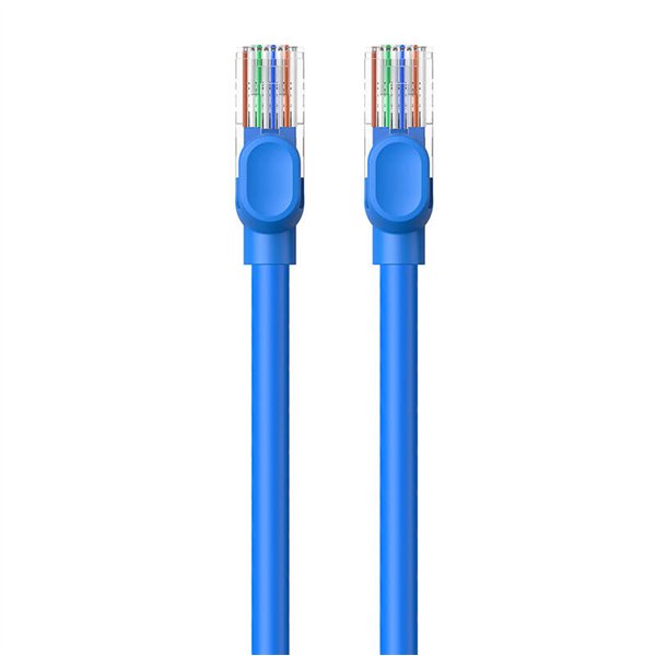 Round Cable Baseus Ethernet RJ45, Cat.6, 0,5m (blue)