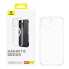Magnetic Phone Case for iPhone 15 Plus Baseus OS-Lucent Series (Clear)