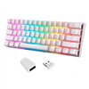 Motospeed SK62 Wireless Mechanical Keyboard White (blue switches)