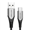 USB 2.0 A to USB-C 3A cable 0.5m Vention CODHD gray