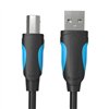 Printer Cable USB 2.0 A to USB-B Vention VAS-A16-B200 2m Black