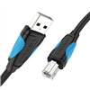 Printer Cable USB 2.0 A to USB-B Vention VAS-A16-B200 2m Black