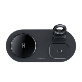 Wireless Charger Mcdodo CH-7061 3 in 1 15W (mobile/TWS/Apple watch) (black)
