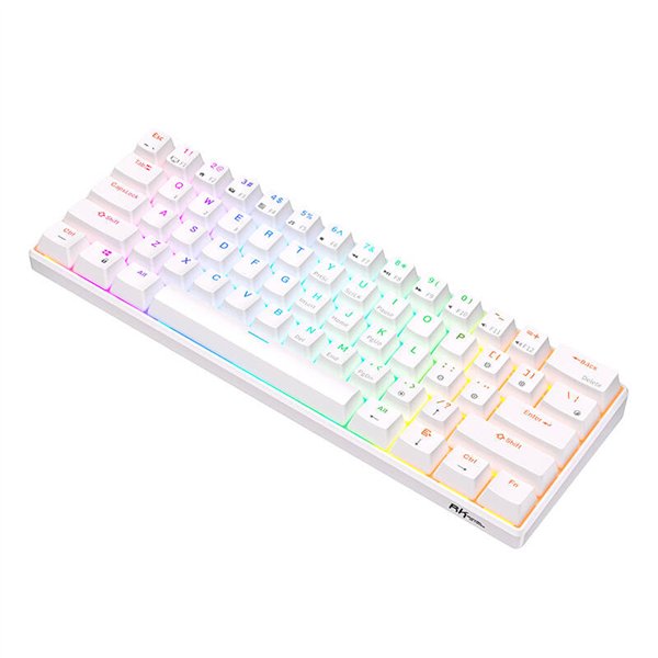Royal Kludge RK61 RGB mechanical keyboard, red switch (white) (QWERTY)