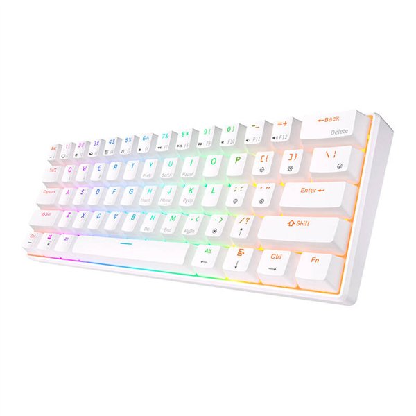 Royal Kludge RK61 RGB mechanical keyboard, red switch (white) (QWERTY)