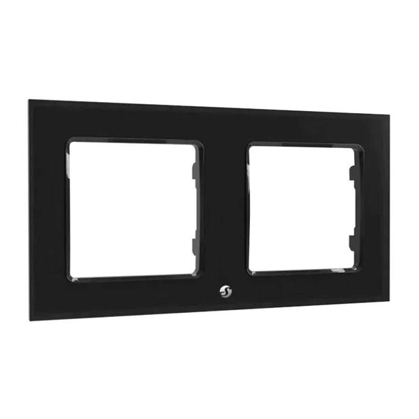 Shelly Switch Frame Double (Black)