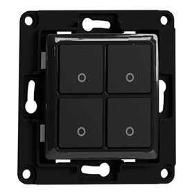 Shelly wall switch 4 button (Black)