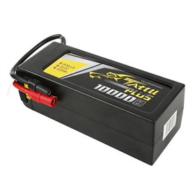 Tattu Plus 10000mAh 22.2V 25C 6S1P Lipo Battery Pack with AS150+XT150 plug