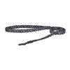 Dog set Dogness harness and leash (Black and white)