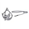 Dog set Dogness harness and leash (Light Grey)