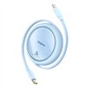 USB Cable Baseus Free2Pull USB-C to iP 20W 1m (blue)