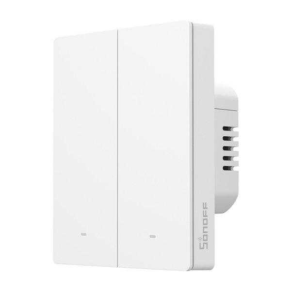 Smart wall switch SONOFF M5-2C-80W Matter (2-channel, to frame)