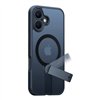 Torras Pstand Spin Case for iPhone 16 (Black)