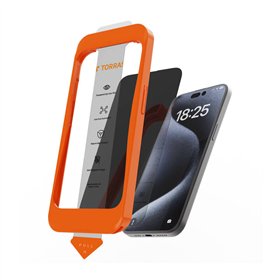 Torras Install Master tempered glass for iPhone 16 Plus