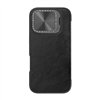 Nillkin Qin Prop Leather iPhone 16 Case (black)