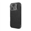 Nillkin Qin Prop Leather iPhone 16 Case (black)