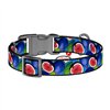Waudog "Fig" nylon dog collar with QR code, size S