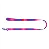 WAUDOG gradient nylon dog leash, 20mm wide, 122cm long, purple