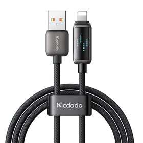 Mcdodo CA-5250 USB-A to Lightning cable, LED display, 1.2m