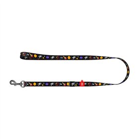 Waudog nylon dog leash, pattern "NASA21", width 20 mm, length 122 cm.