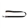 WAUDOG natural leather dog leash 20 mm wide, 122 cm long Black