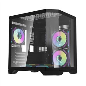 Darflash FT350 computer case + 5 aRGB fans (black)
