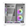 Darflash FT350 computer case + 5 aRGB fans (white)