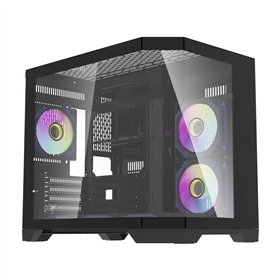 Darflash FT418 computer case + 6 aRGB fans (black)