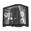 Darflash FT418 computer case + 6 aRGB fans (black)